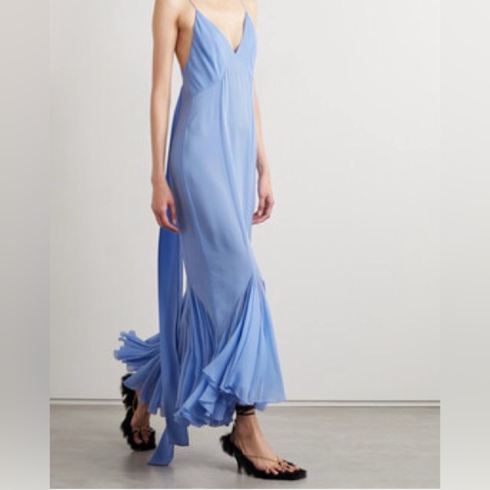 ISO Khaite Blue Candita Dress 2-4